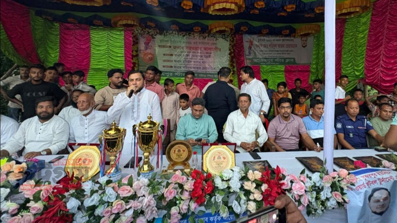সুন্দরপুর আন্ত ওয়ার্ড ফুটবল টুর্নামেন্ট: টাইব্রেকারে জিতে চ্যাম্পিয়ন ২ নম্বর ওয়ার্ড